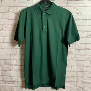 NWT Short Sleeve Green Collared Top River's End
